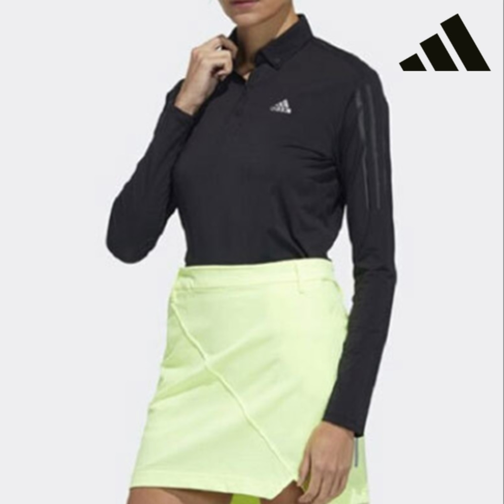 아디다스 골프 여성 테크 긴팔 티셔츠 2021 SS 골프 티셔츠 GM3702