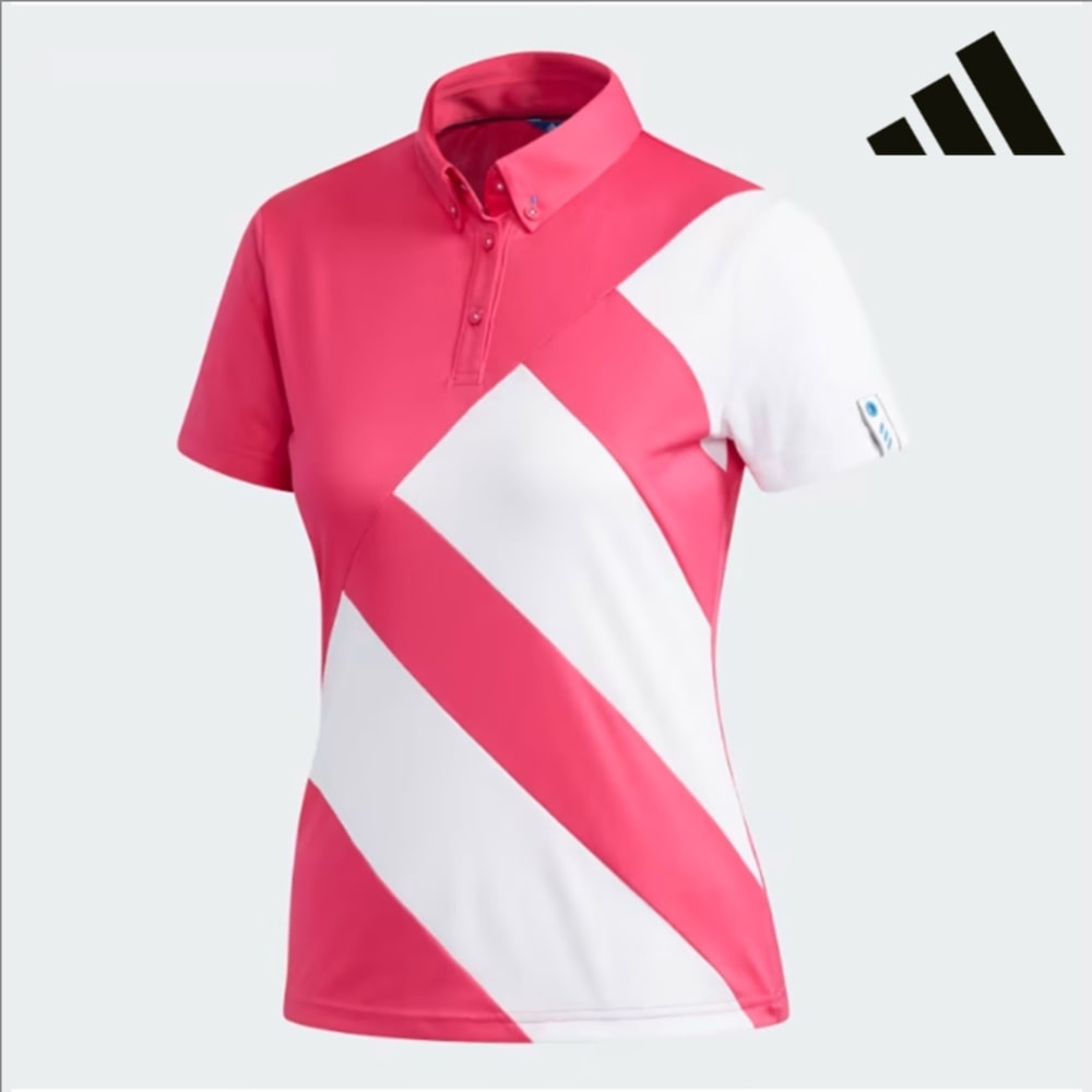 아디다스 골프 여성 아디크로스 반팔 티셔츠 2018 SS 골프 셔츠 DJ2086